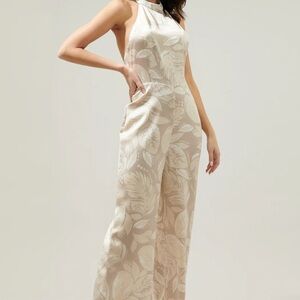 Sugarlips Champagne/Taupe Jumpsuit